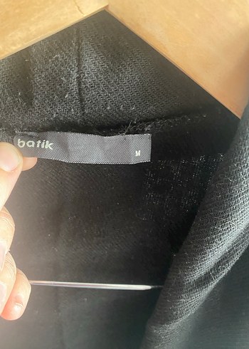 Siyah kaşe kumaştan Kadın Ceket - Görsel 2