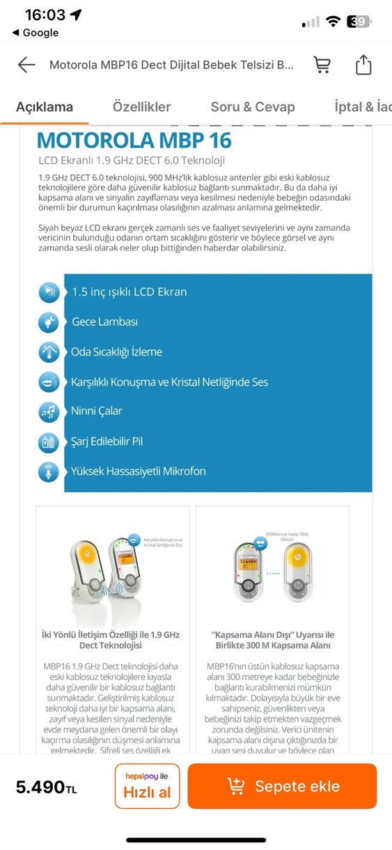 Motorola Bebek telsizi - Görsel 4