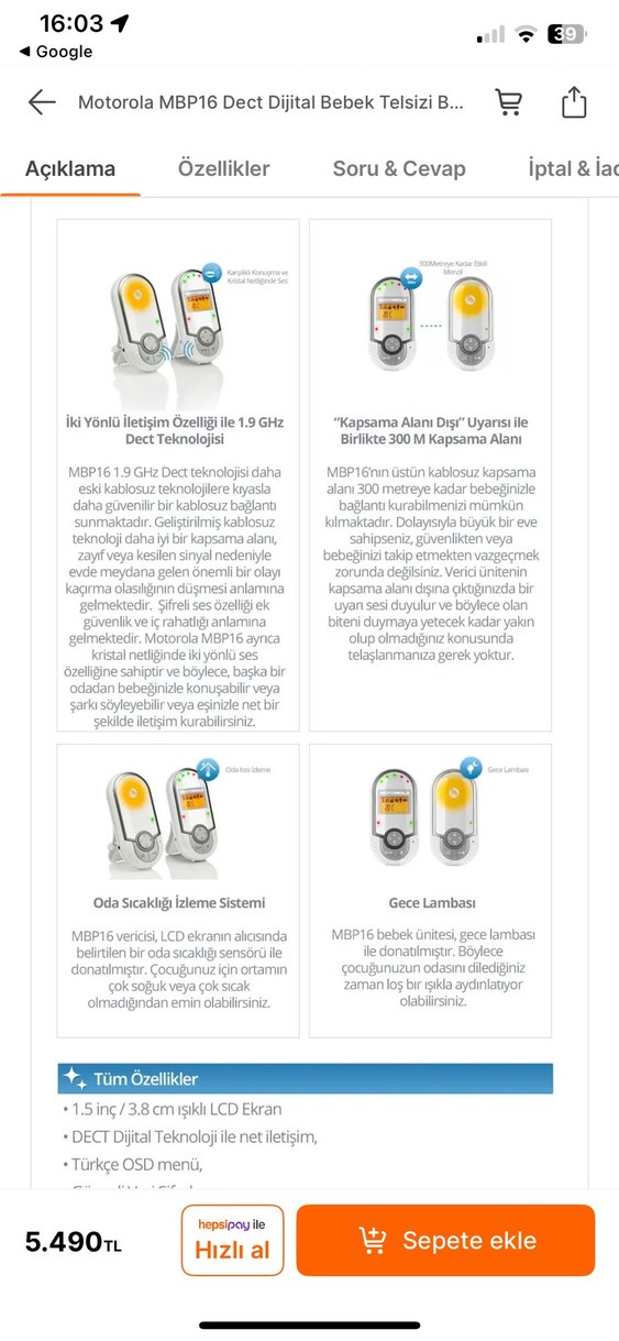 Motorola Bebek telsizi - Görsel 5