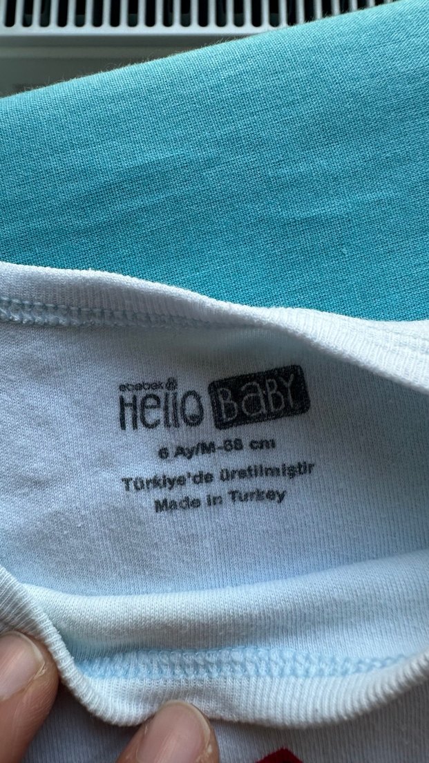 Erkek Bebek Body zıbın 6 ay - Görsel 5