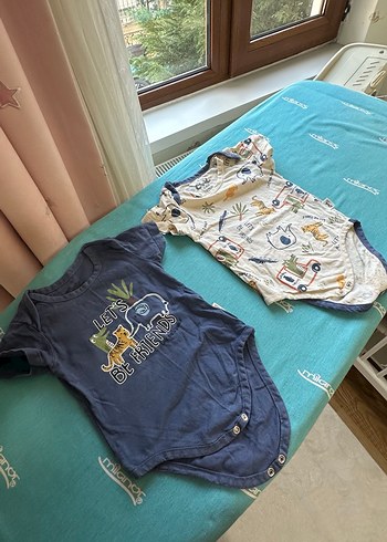 Erkek Bebek Body zıbın 9 ay - Görsel 4