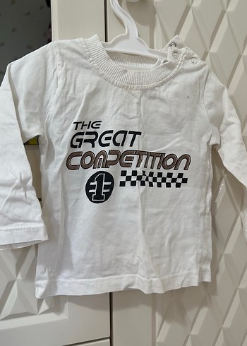 Sarı ve yeşil bebek eşofman takımı 9 ay - Görsel 3