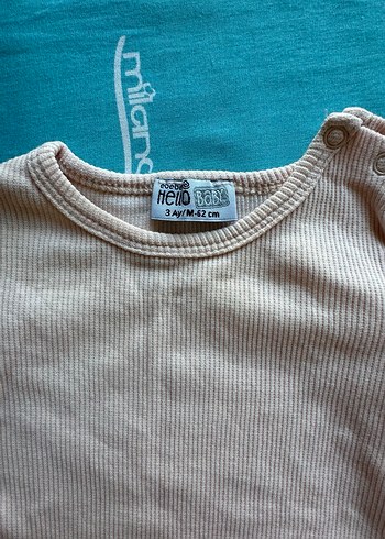 Erkek bebek zıbın body 3 ay - Görsel 3