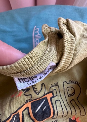 Erkek bebek Sweatshirt. 12 ay - Görsel 2