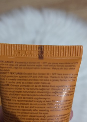 Escabel Sun SPF 50+ Leke Karşıtı Güneş Kremi 50 ml - Görsel 3