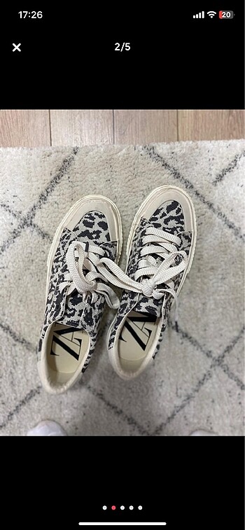 Zara Zara leopar spor ayakkabı
