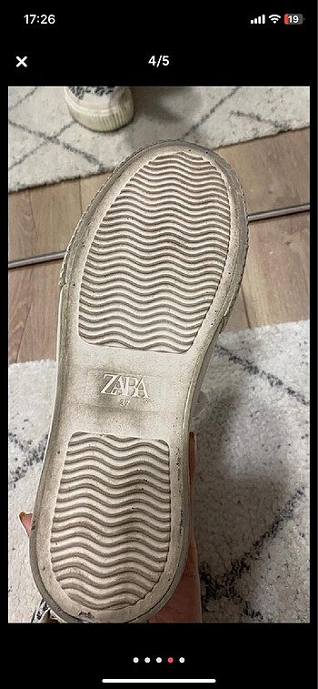 37 Beden camel Renk Zara leopar spor ayakkabı