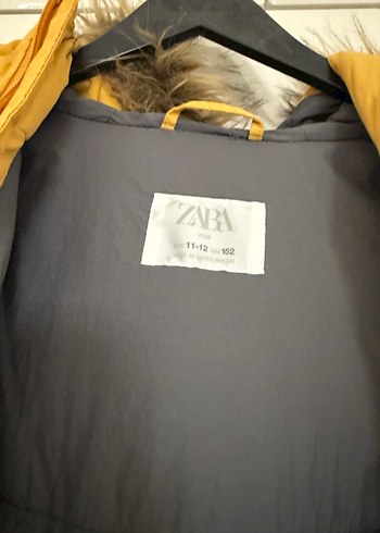 Zara Kürklü 11-12 yaş şişme mont - Görsel 6