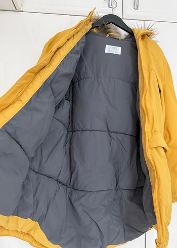 Zara Kürklü 11-12 yaş şişme mont - Görsel 5