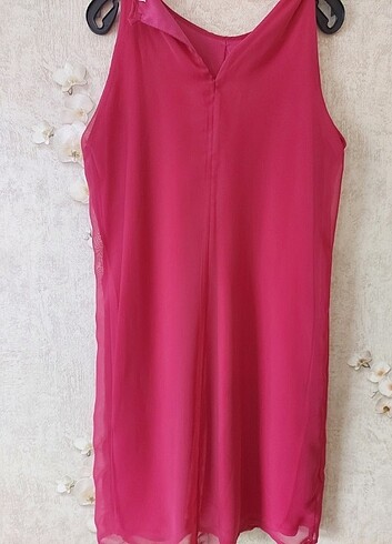 Tiffany&Co Fusya sifon elbise