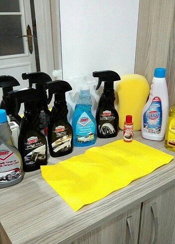 Tam set oto bakım temizlik 