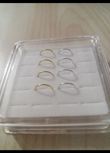 Accessorize 925 ayar gümüş hızma yandan bükmeli 