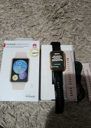 Beden iki adet Huawei watc fit 2 sakura pembe