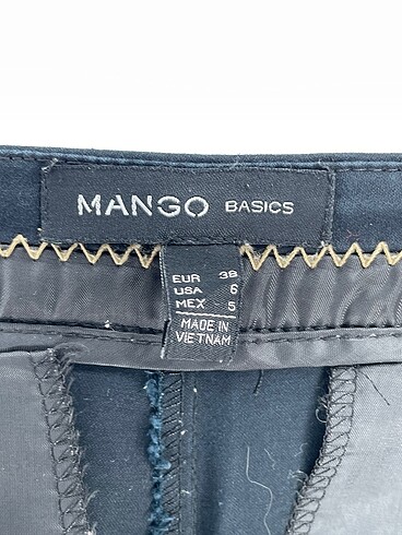38 Beden lacivert Renk Mango Düz Kesim %70 İndirimli.