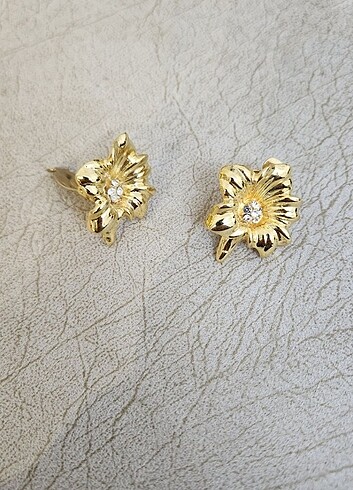 Clipsli küpe vintage küpe