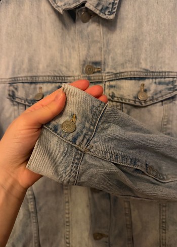 Kadın kot ceket - Görsel 4