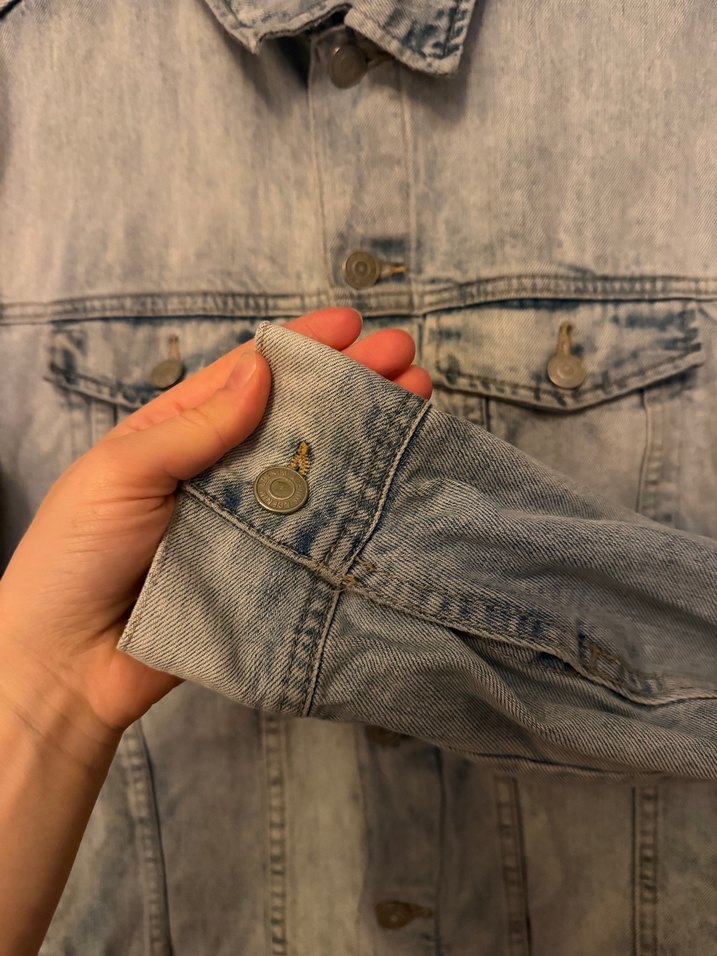 Kadın kot ceket - Görsel 4