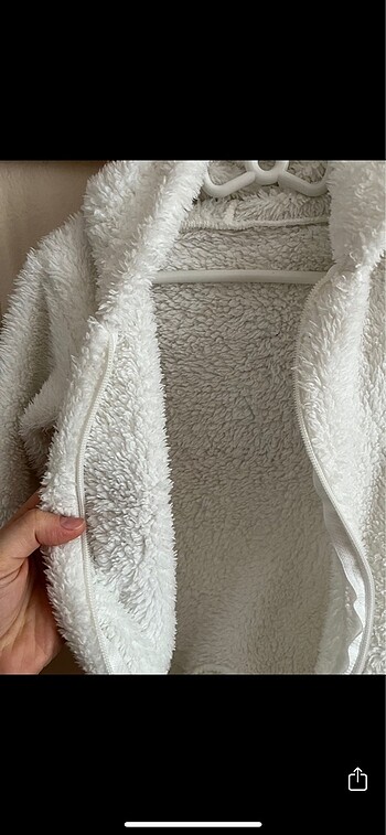 9 Ay Beden beyaz Renk Peluş tulum