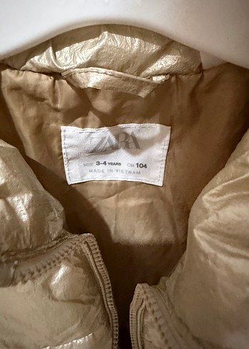 3-4 yaş Zara çocuk mont - Görsel 3
