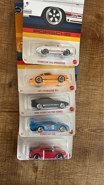  Hotwheels porsche serisi