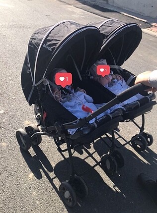 İkiz bebek arabası