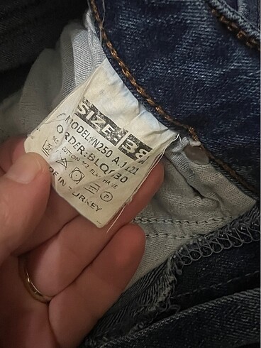 38 Beden mavi Renk Kot pantolon