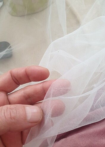 Boncuk ve pul işlemeli duvak - Görsel 5