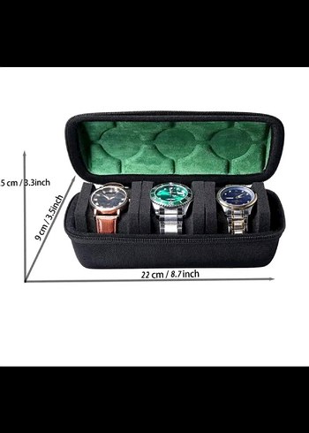 3 Lü saat saklama ve koruma çantası - Görsel 3