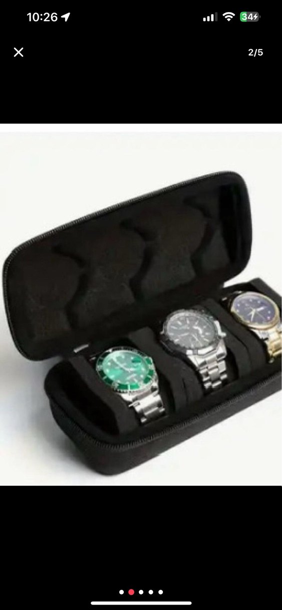 3 Lü saat saklama ve koruma çantası - Görsel 2