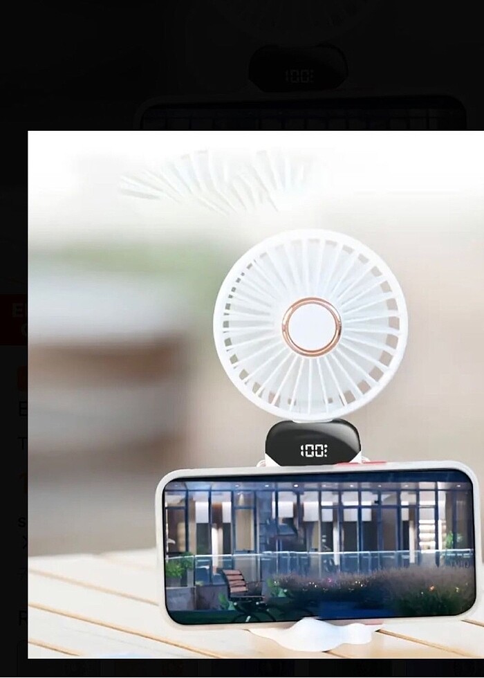 RENK İÇİN İLAN AÇTIRIN!! TAŞINIR EL TİPİ FAN (Mavi-Pembe-Yeşil-B - Görsel 3