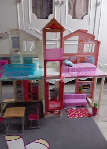 barbie muhteşem malibu eviiki katlı - Görsel 5