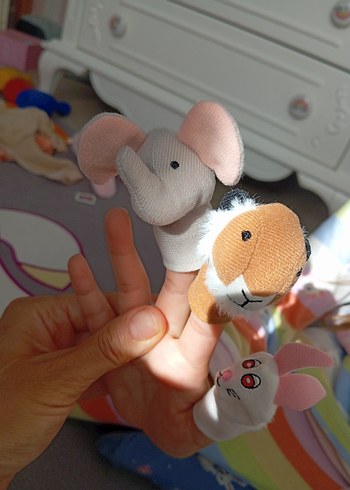 Renkli Parmak Kuklası Seti ikea - Görsel 3