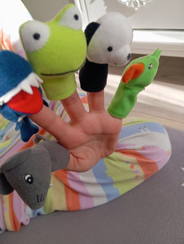 Renkli Parmak Kuklası Seti ikea - Görsel 2