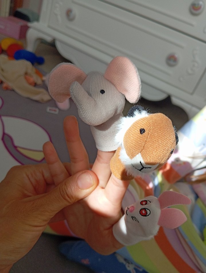 Renkli Parmak Kuklası Seti ikea - Görsel 3