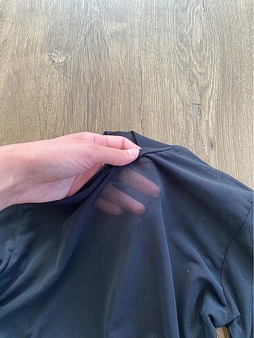 Zara siyah transparan bluz