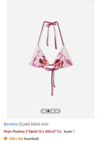 Bershka bershka yeni etiketli bikini takımı