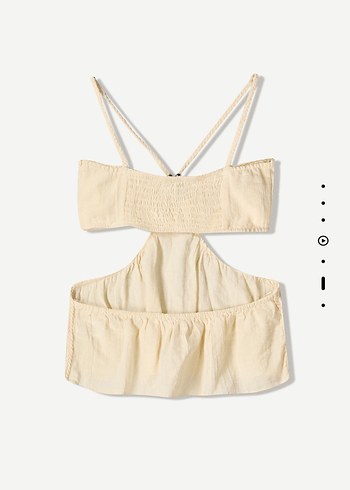 Bershka bershka etiketli rustik top