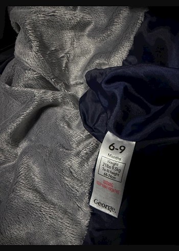 Gri Kürklü Bebek Kayak Tulumu - Görsel 2