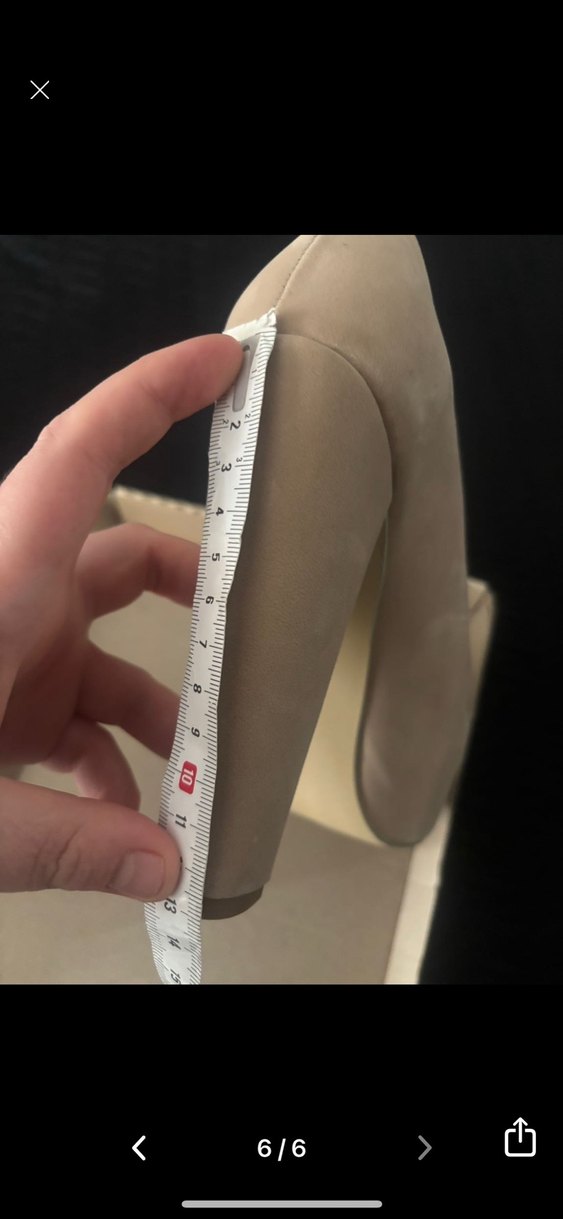 Bej Süet Platform Topuklu - Görsel 4