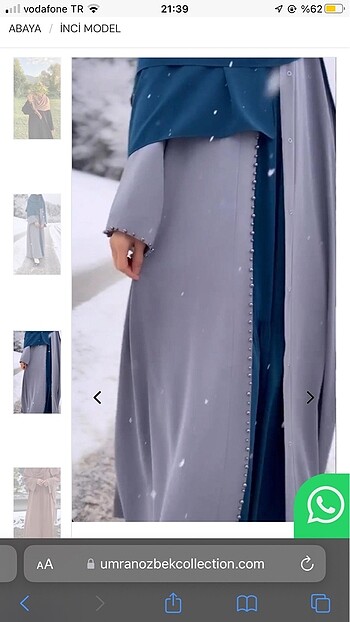 Ümran Özbek incili abaya