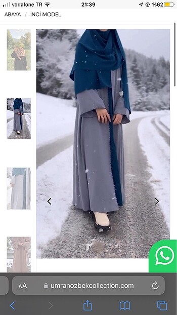 Diğer Ümran Özbek incili abaya