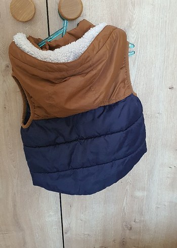 18-24 Ay Beden kahverengi Renk H&M Erkek Çocuk Kapüşonlu Yelek