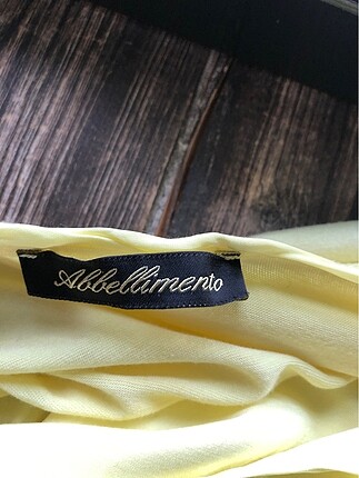 diğer Beden sarı Renk Abbellimento marka Sarı coton viskon bluz