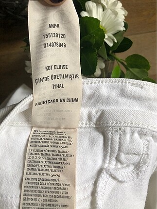 l Beden Abercrombıe&Fıtch orijinal beyaz jean pantalon