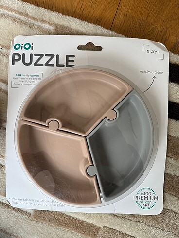 Oioi Puzzle Vakumlu Tabak