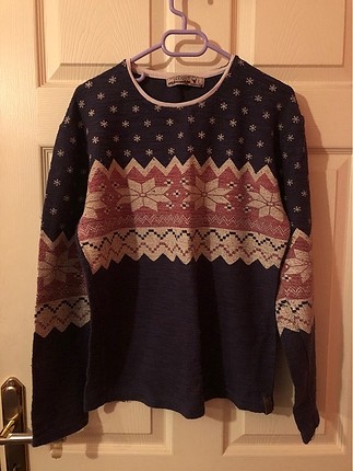 Kalın lacivert sweatshirt
