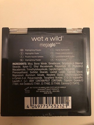 Wet n wild Wet n Wild highlighter.