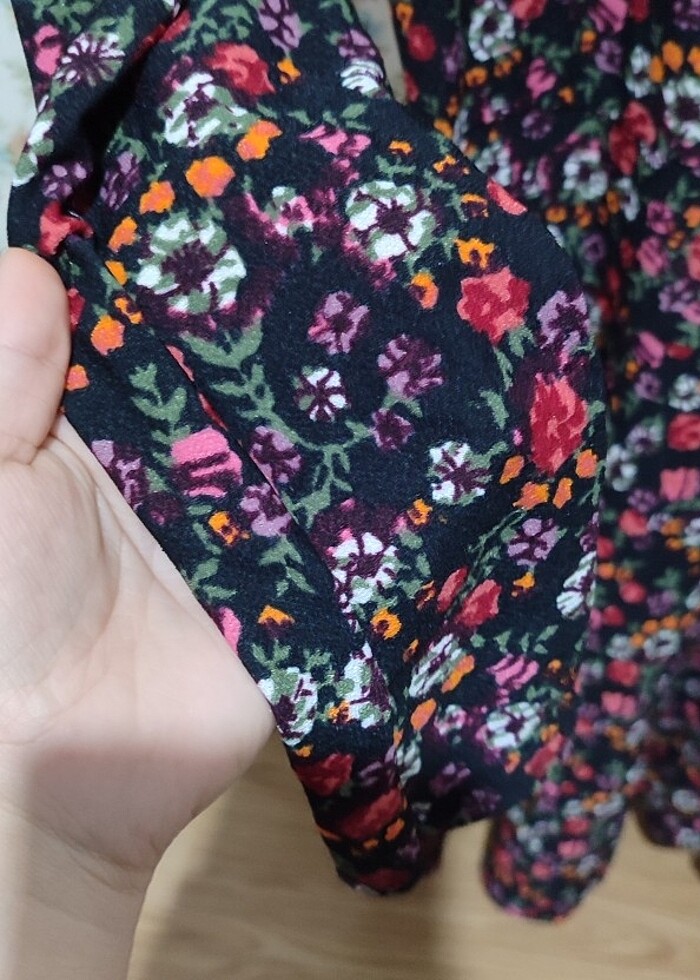 Renkli elbise - Görsel 3