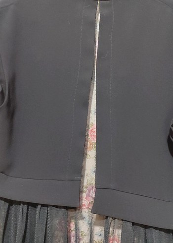 uzun tül kadın yelek - Görsel 6