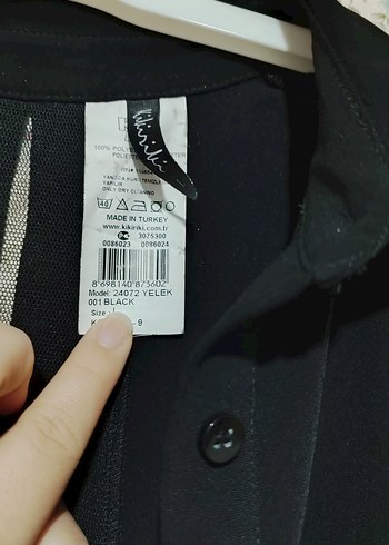 uzun tül kadın yelek - Görsel 3